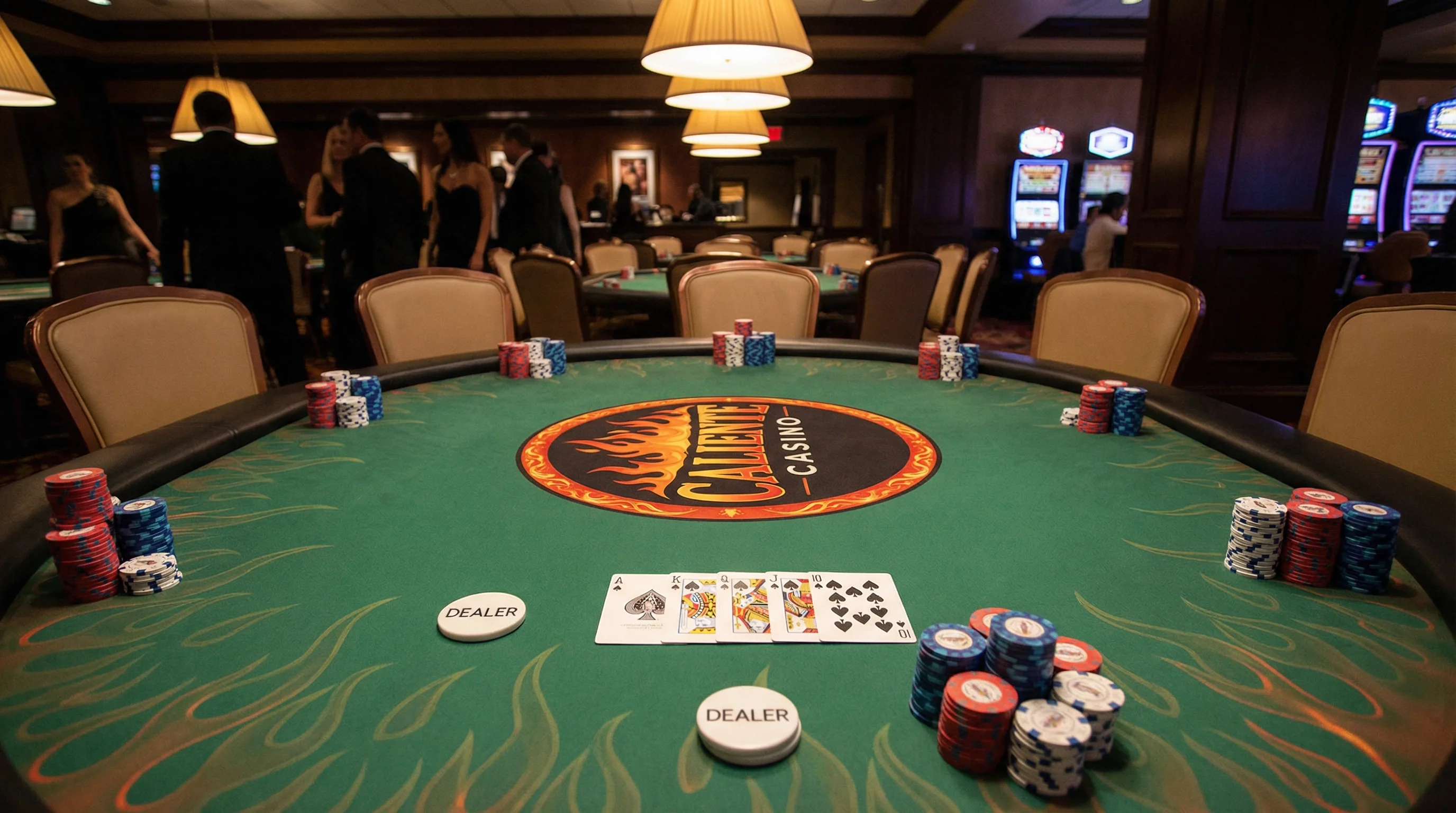 Mesa de Póker Texas Hold'em torneo