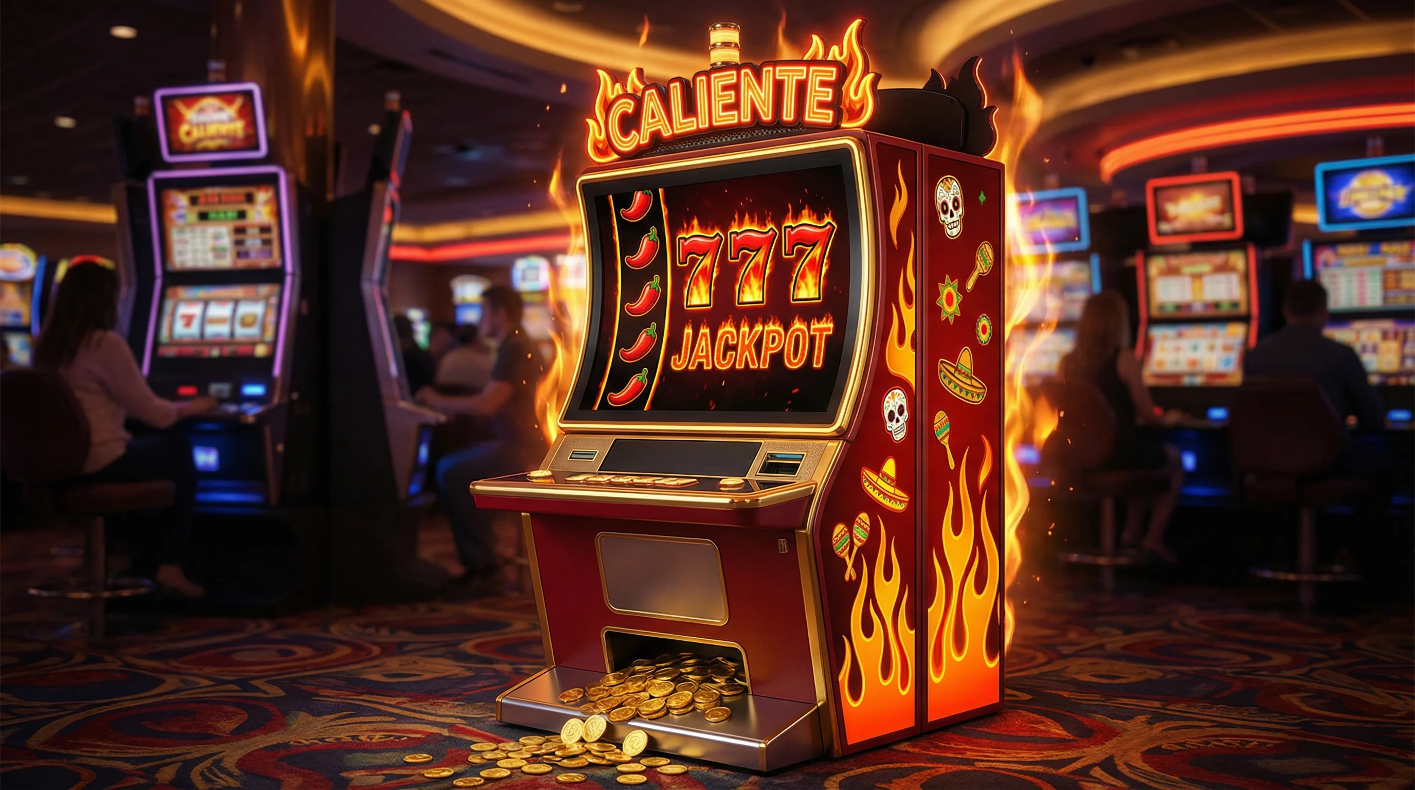 Tragamonedas Caliente Casino con jackpots progresivos